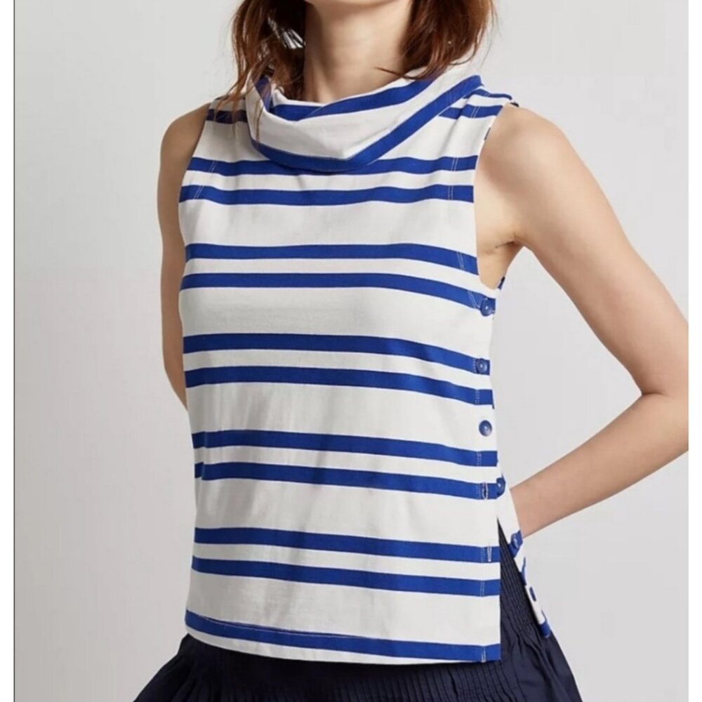 New NWT Maeve Anthropologie sleeveless cowl neck XL top